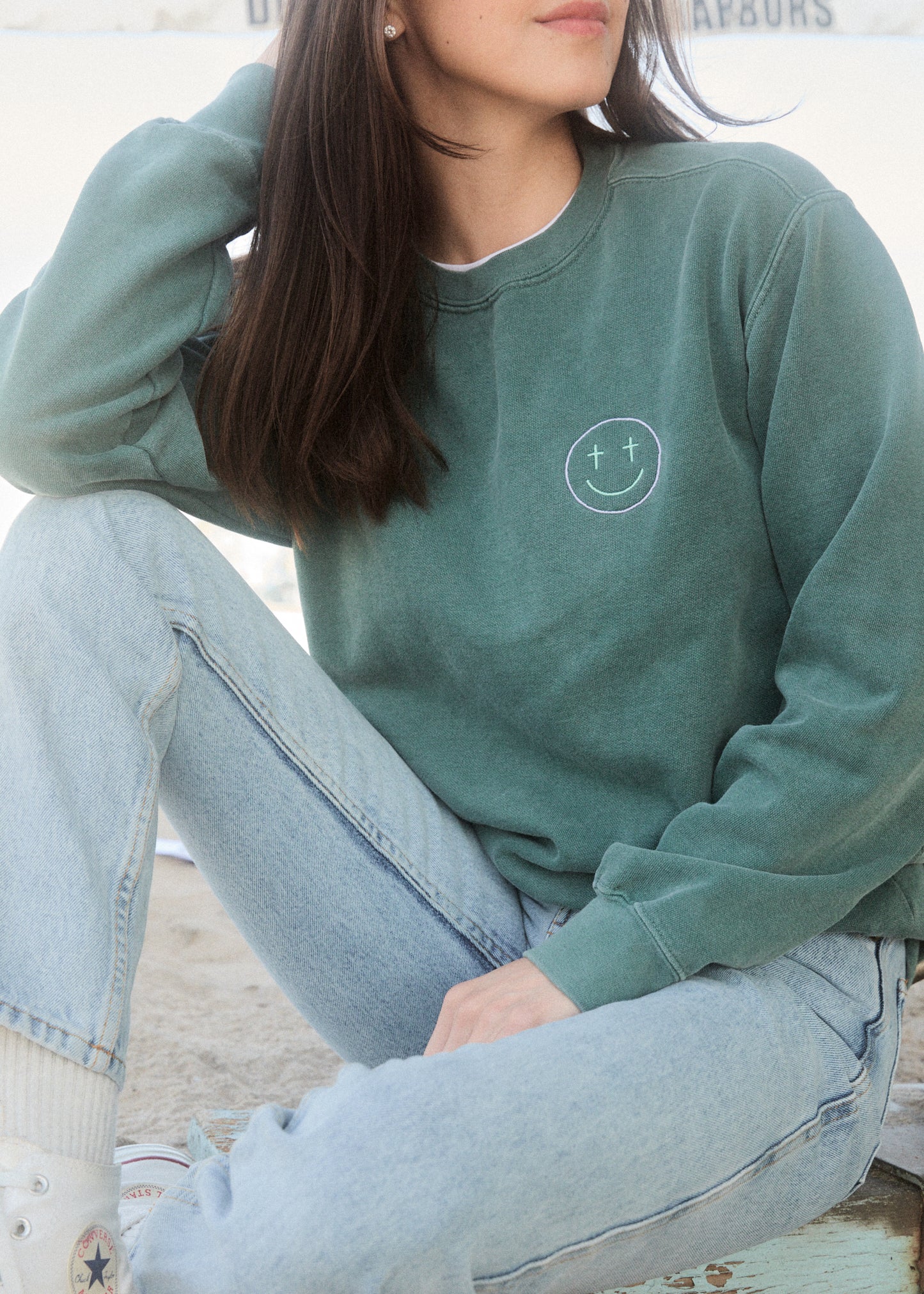 The Faith Face Sweater